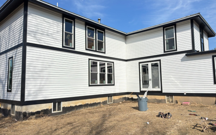 completed siding project from Infinity Exteriors