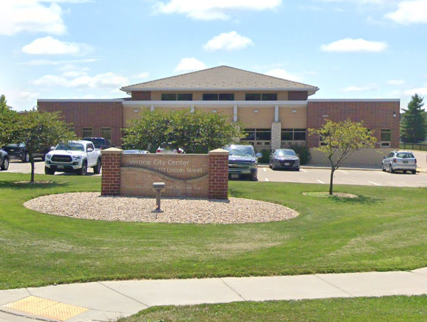 Verona city hall building for siding permit