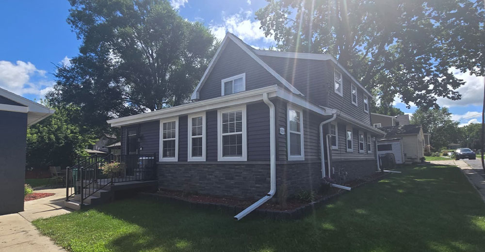 new roof installed on a home in Shawano, WI