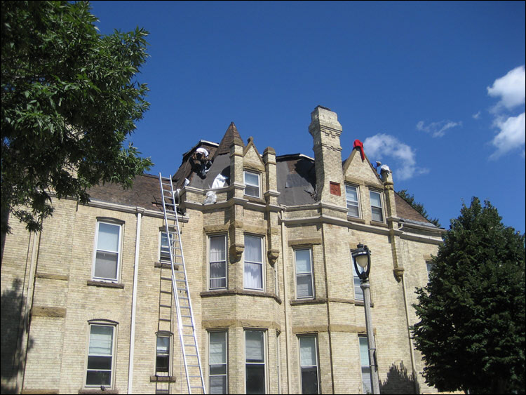 Milwaukee Roofing Project - During Construction