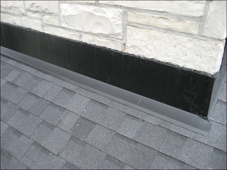 Wauwatosa Wisconsin Roofing Repair - Custom Flashed Chimney 