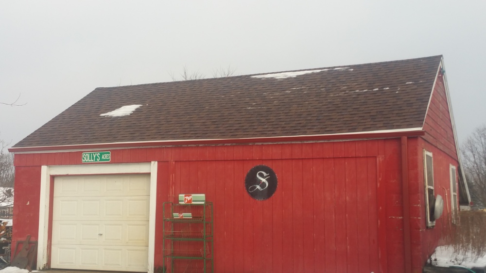 Wisconsin shed roof after replacement