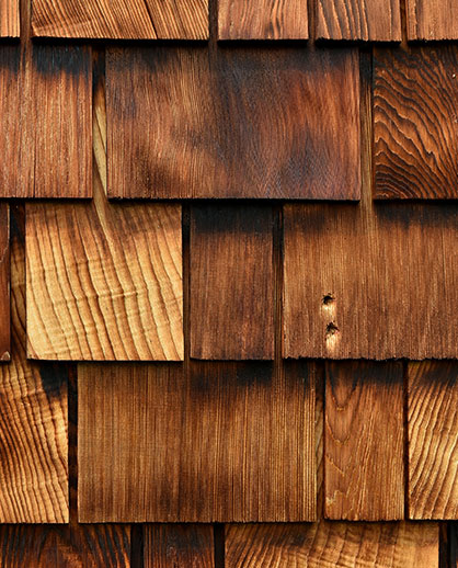 cedar wood roofing material