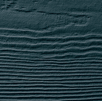 A blue house siding color for James Hardie planks