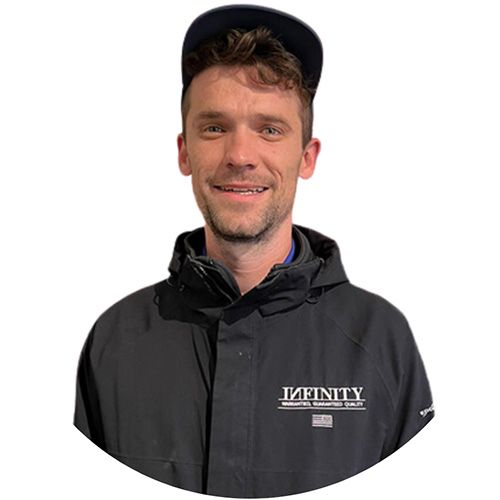 Caleb Coslet is a Project Advisor at Infinity Roofing