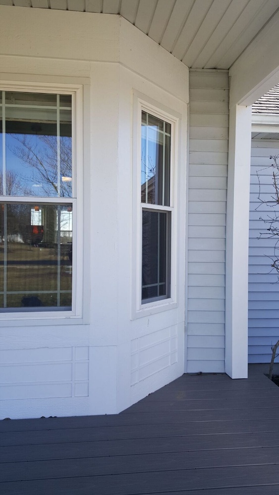 Window installation on home in Waukesha, WI