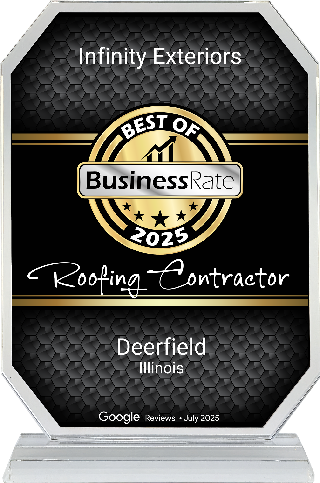Business Rate Best of 2025 Roofing Contractor in Deerfield
