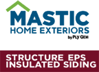 Mastic EPS insulated vinyl siding looks great and provides insulation. 