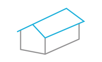Open Gable drawing/diagram for siding