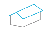 Open gable roof price estimates