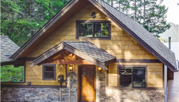 Cedar siding is a premium classic looking siding with moisture and mold resistance