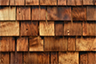 Cedar shake or composite roofing is a classic look, durable, and long-lasting