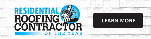 Residential Roofing Contractor of the Year Badge