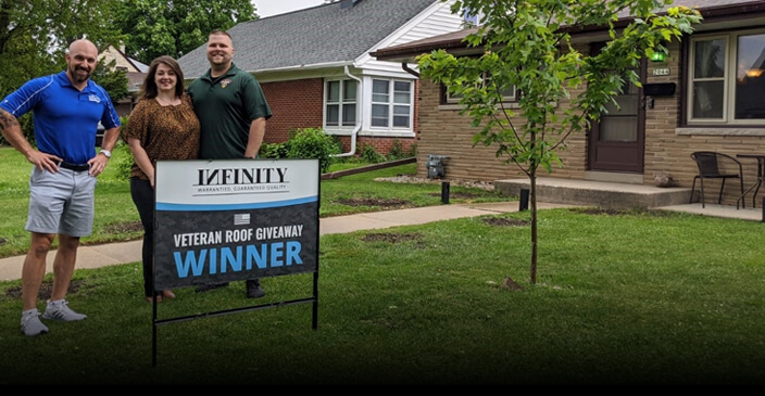 Madison roof replacement giveaway winners